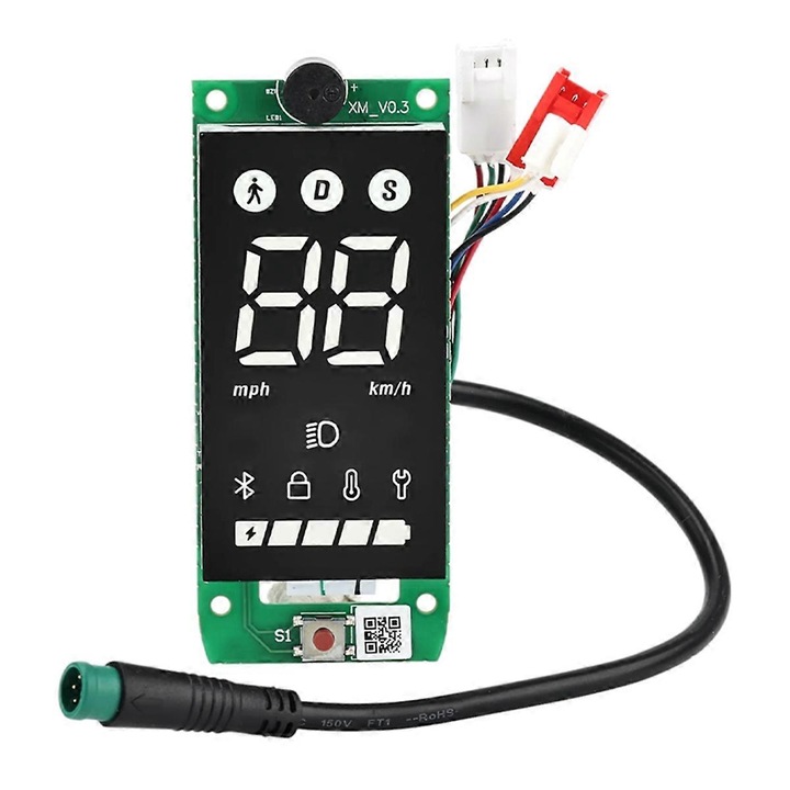 Tablou de bord pentru trotineta electrica 4 Lite 2nd Gen, display de inalta calitate, fara functie semnalizare, 1 buc.