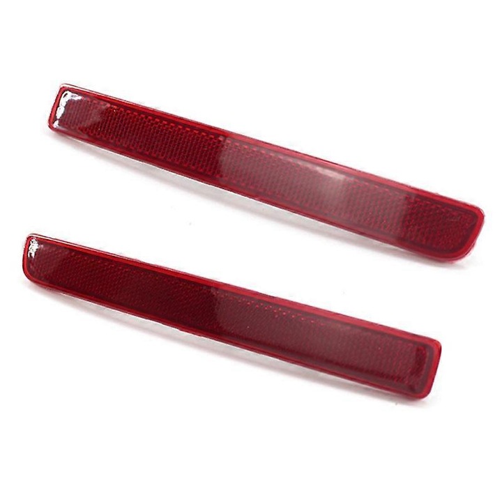 Reflector colt bara spate auto, rosu, set 2 bucati, 20.7x2.5x2.3cm