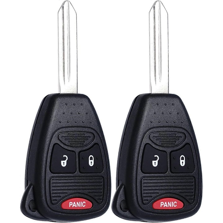 Brelocuri cheie, set 2 buc, compatibil cu Dodge Ram 1500 2500 3500 2006-2008, electronica si baterie preinstalate