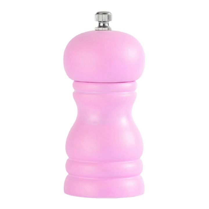 Rasnita de condimente din lemn, set, 11.5x5cm, multicolor, cu mecanism de ajustare a granulatiei