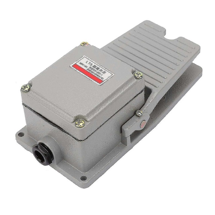 Педал за текстилно оборудване, LT3, сребърни контакти, корпус от алуминиева сплав, 15A/250V