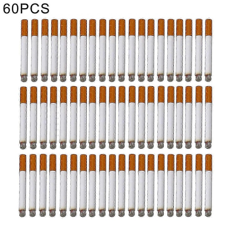 Set 60 bucati tigari false cu efect de fum, 17cm