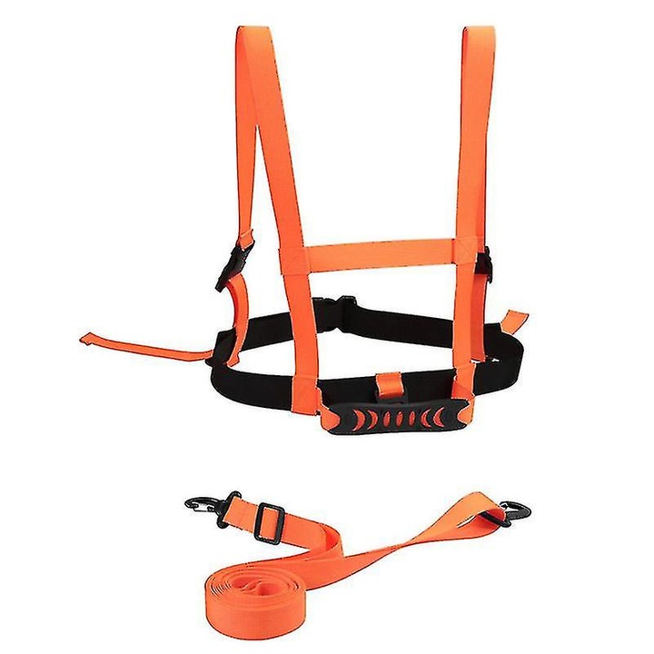 Ham de antrenament pentru schi si snowboard pentru copii, portocaliu, dimensiune ajustabila