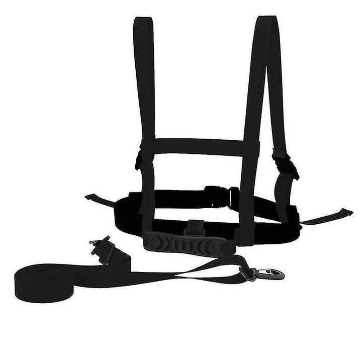 Ham de antrenament pentru schi si snowboard pentru copii, ajustabil, cu curea, negru
