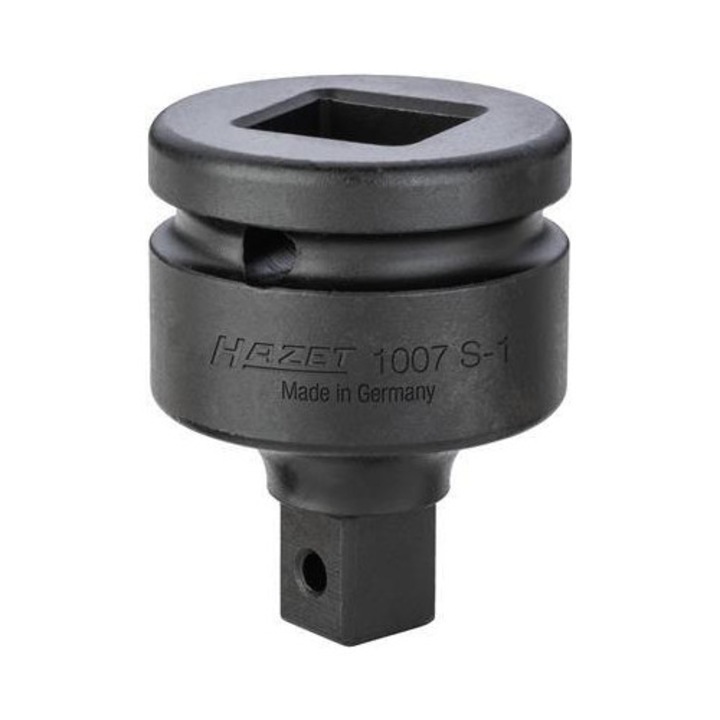 Adaptor reductor cu clichet HAZET HZ1007S-1, 56 mm, otel crom-vanadiu, compatibil cu actionare de 1/2" si 3/4"