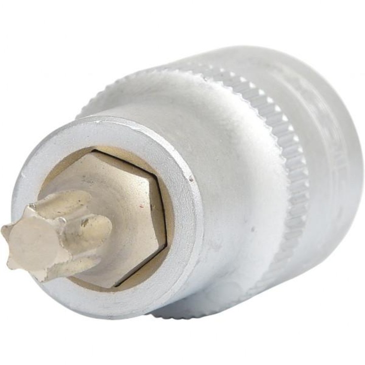 Torx dugókulcs T40, KS TOOLS 911.1365, 1/2" négyszögletes meghajtó, 55 mm, króm-vanádium acél