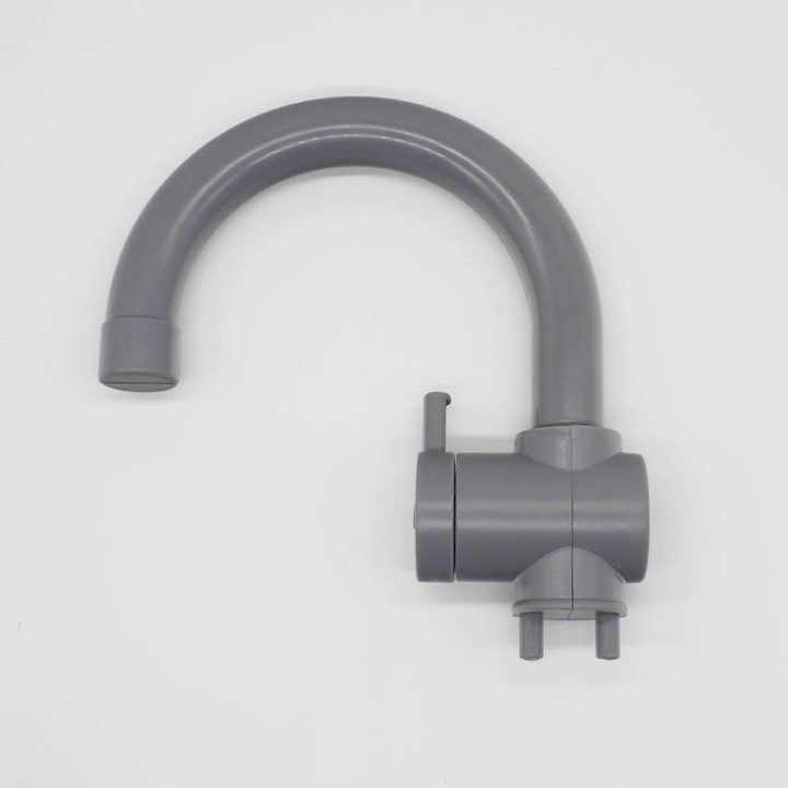 Set 2 robinete de bucatarie pentru copii, plastic, gri, 15.50x14.50x3.50cm