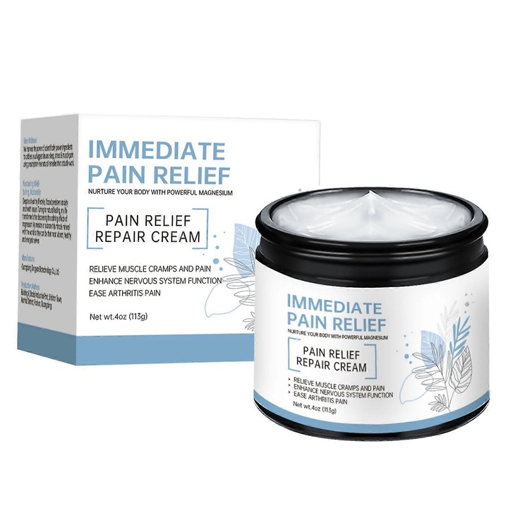 Crema cu ulei de magneziu, usor de utilizat, crema pentru durere, pentru activitati active, 1 buc.