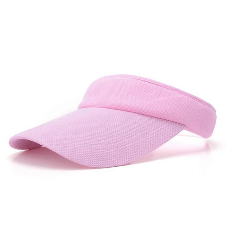 Шапка унисекс, розова, регулируема, от памук, спортна, универсален размер