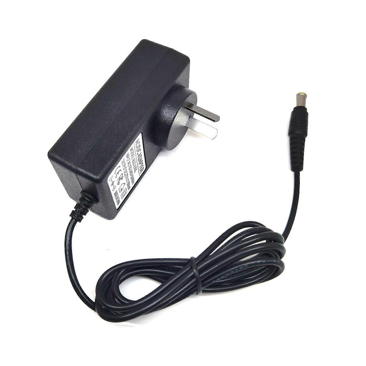 Adaptor de alimentare pentru aspirator fara fir, 110V-240V, 1.5m, 86x48x32mm, negru