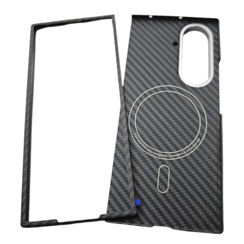 Husa protectie Slim, antisoc, fibra de Kevlar, Negru, compatibil cu Samsung Galaxy Z Fold 7