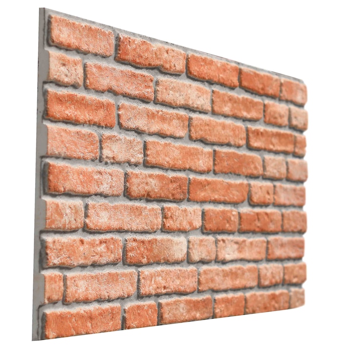 Декоративна плочка с открит тухлен мотив и релеф, 652-205, 1200*500*20 см