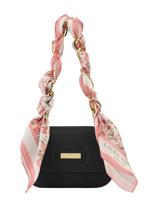 Noi taska Laura Ashley LAAW23000006, Fekete, 20 x 14 x 7 cm