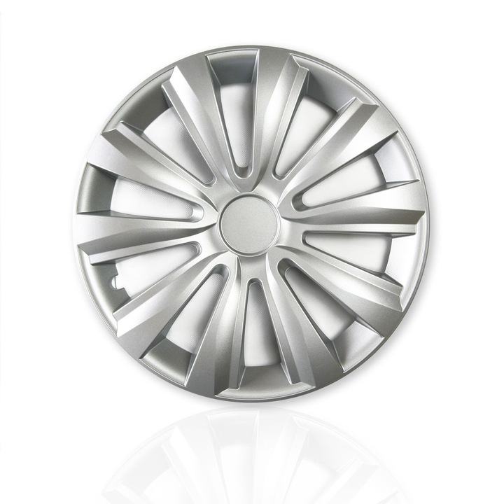 Capace de roata, delta, 13 inch, 4 bucati, culoare neagra, setul contine 4 capace de roata, material plastic, compatibil cu masinile Acura