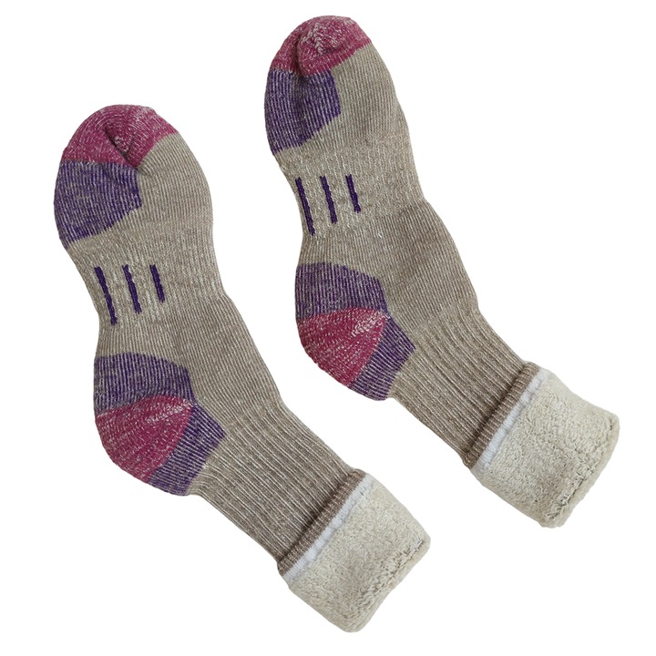 Set 2 perechi sosete ski, multicolor, 62,1% lana merinos, marime 36-41