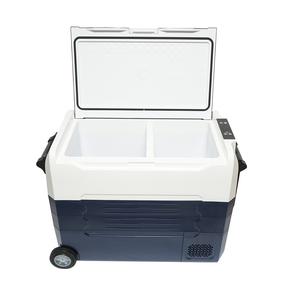 Frigider auto cu compresor 12-24-220V, 45W, capacitate 52L tip