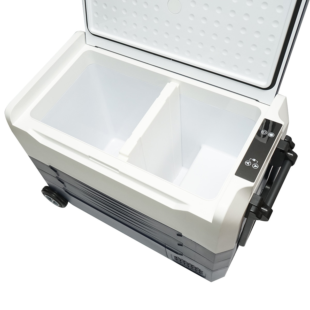 Frigider auto cu compresor 12-24-220V, 45W, capacitate 52L tip