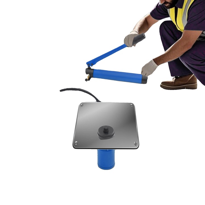 Puncator hidraulic, 80 kN, 25 mm, 22.5 mm - 61.5 mm, set cu 6 matrite, 41.5x27.5x15.5 cm