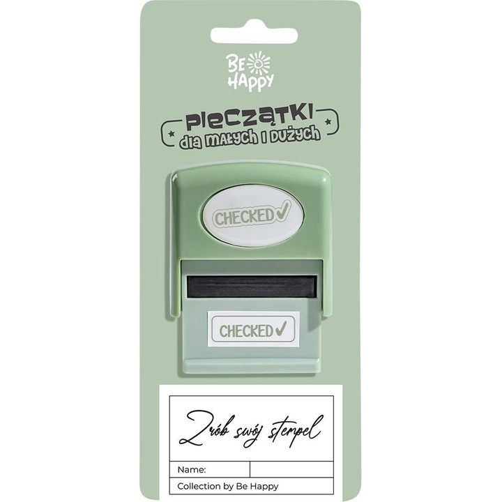 Автоматичен печат Проверено, Be-Happy Gifts, 170x81mm