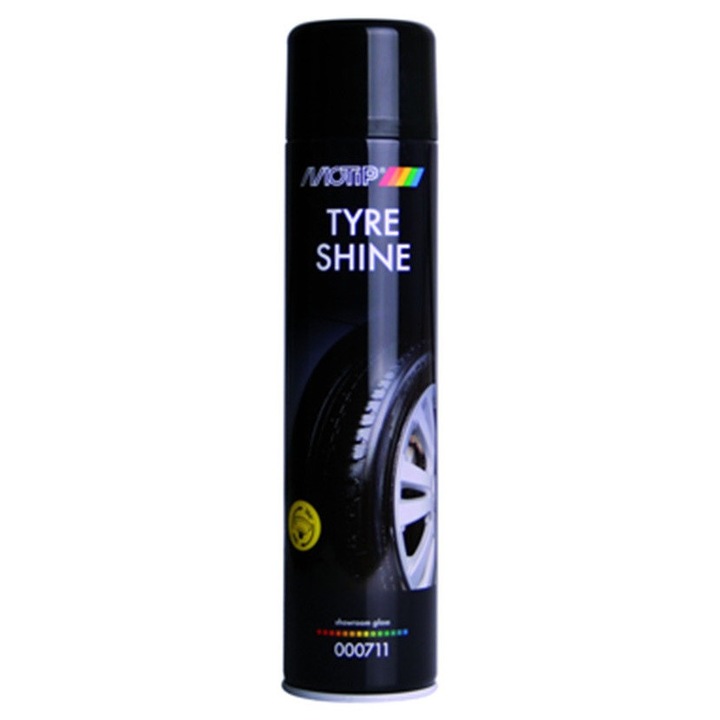 Spray MOTIP 382505 gumiabroncs fényesítő spray, 600 ml-es tartály
