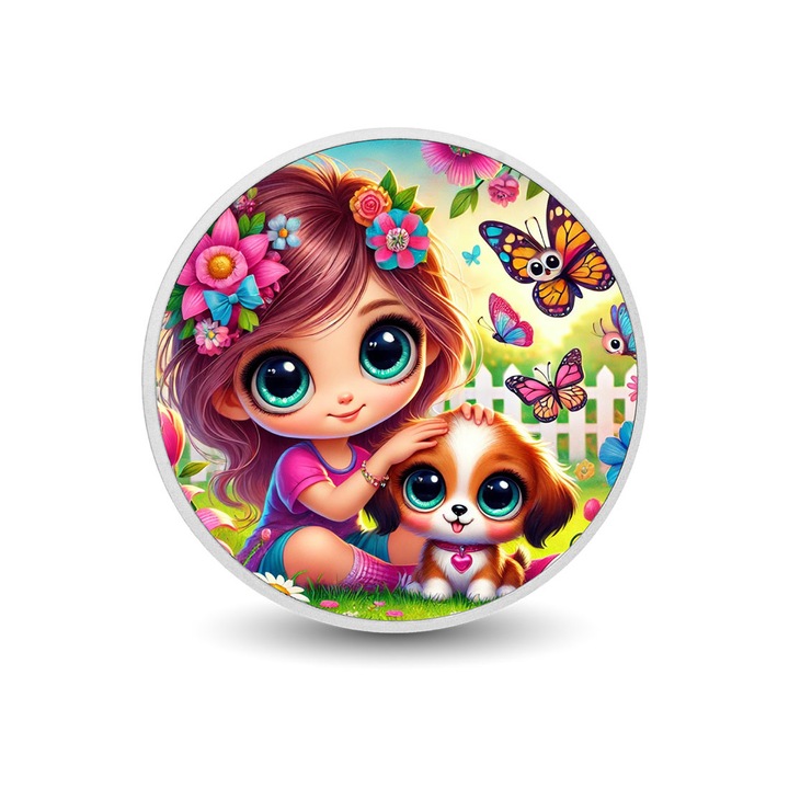 Moneda argint - Blossom Garden Companions, Arverni Mint, cutie cadou