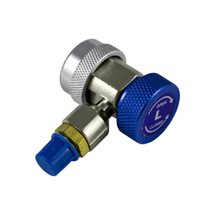 Бърза връзка JBM 14301 за високо налягане, газ R134, син