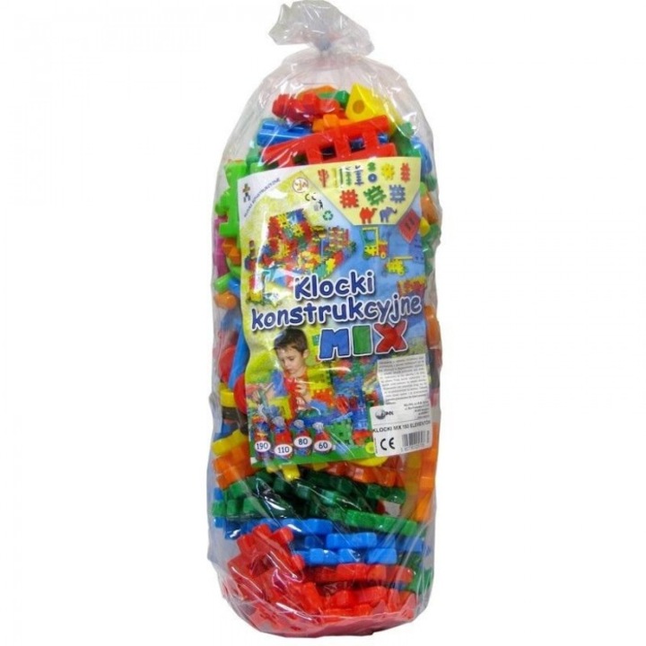 Set de constructie 150el, Macyszyn Toys, plastic, 311x577mm