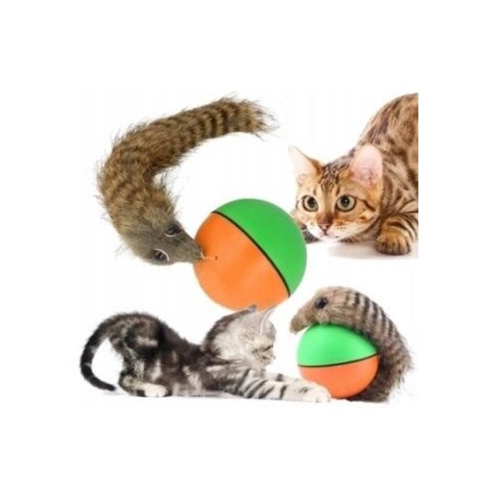 Jucarie pentru pisici, Macyszyn Toys, 186x93mm, multicolor