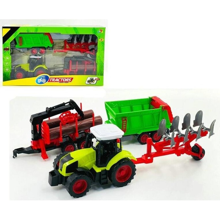 Utilaje de constructie de jucarie, Macyszyn Toys, Tractor