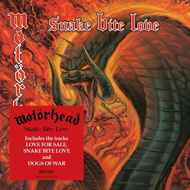 Motorhead: Snake Bite Love - CD, Hard 'n' Heavy, 1 disc, plastic cover