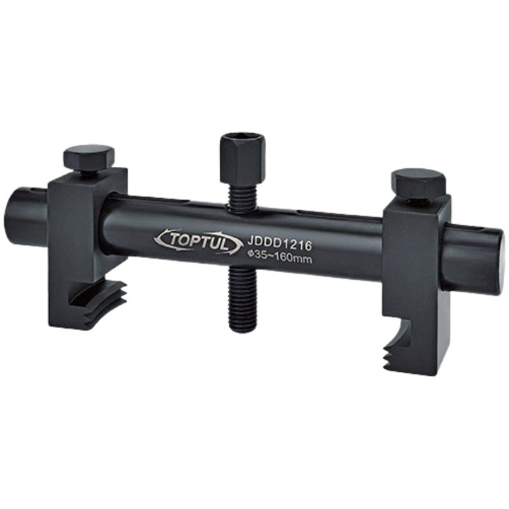 Extractor TOPTUL JDDD1216 pentru roti de antrenare, deschidere maxima 35-160 mm, adancime prindere 27.5 mm, antrenor cheie 17 mm