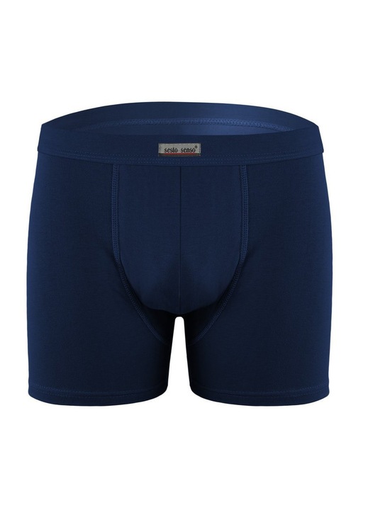 Boxeri barbatesti Sesto Senso BM03, bumbac/elastan, bleumarin, L INTL