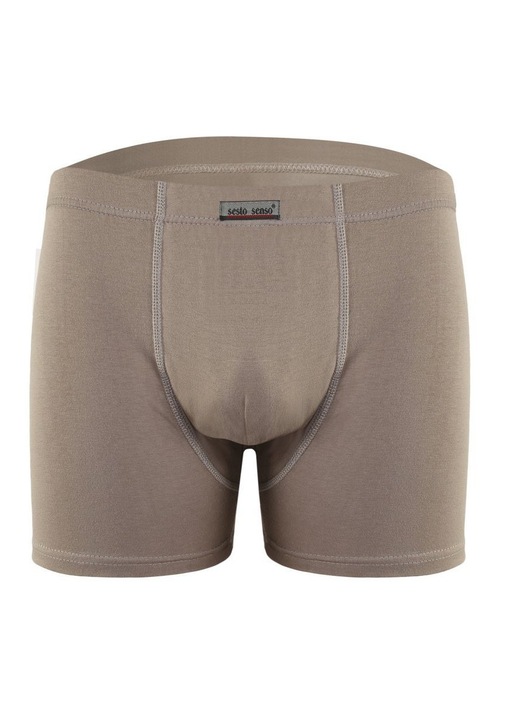 Boxeri barbatesti Sesto Senso BM04, bumbac/elastan, Bej