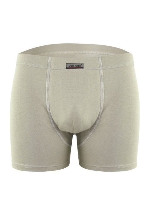 Boxeri barbatesti Sesto Senso BM04, bumbac/elastan, Gri