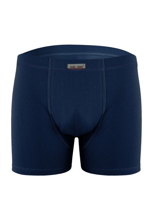 Boxeri barbatesti Sesto Senso BM04, bumbac/elastan, Bleumarin