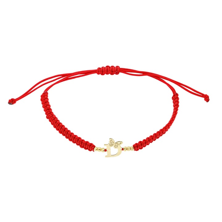 Bratara Aur 14k Snur Initiala D