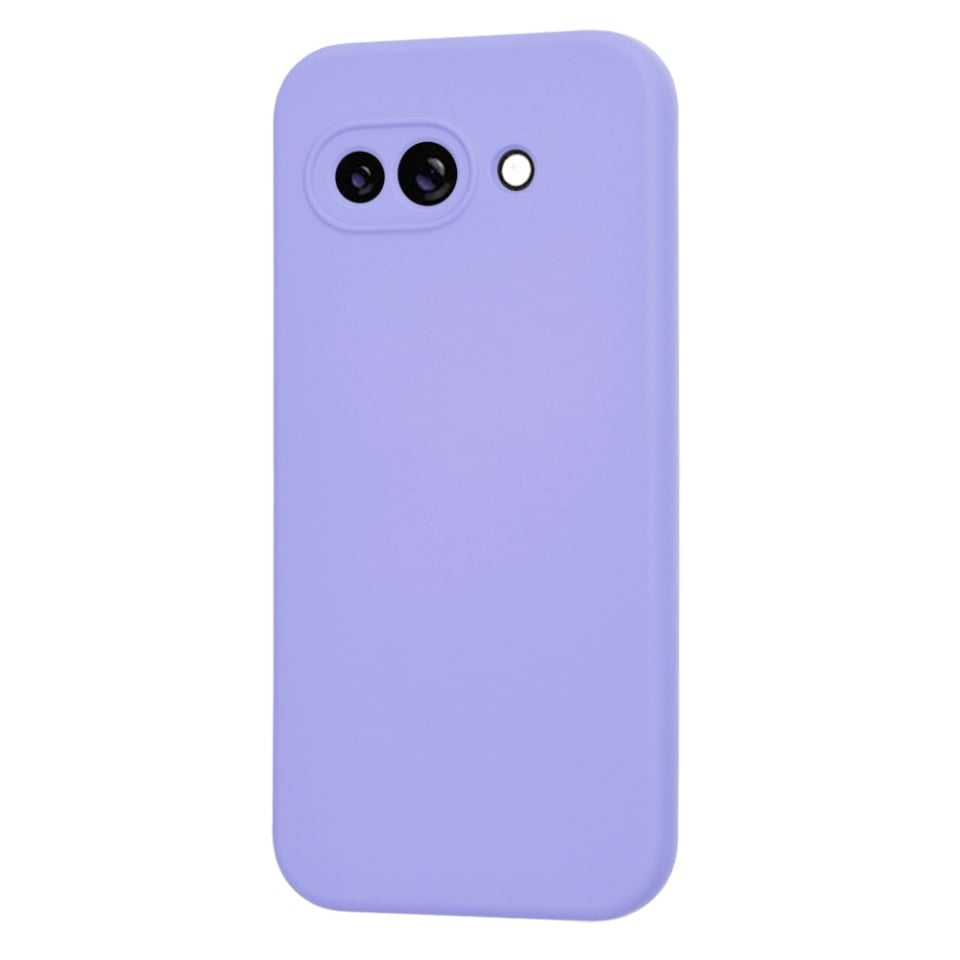 Husa pentru Google Pixel 9a, SKYDDAR INNOVATION, din Silicon Catifelat, SoftElegance, set cu sticker, Violet