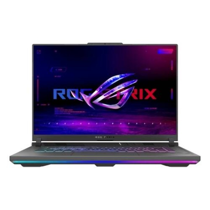 Laptop ASUS ROG Strix G16, WUXGA, 16 hüvelykes, AMD Ryzen 9 8940HX, 32GB, 1TB SSD, RTX 5060, Free Dos, Eclipse Gray