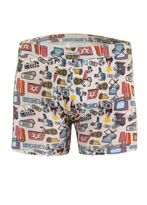 Boxeri barbati Sesto Senso Funny 09, multicolor, 95% bumbac