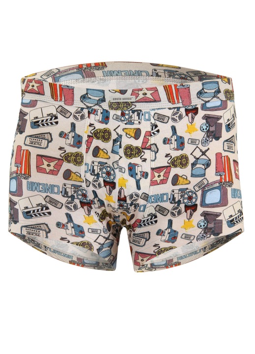 Boxeri barbatesti, Sesto Senso, Funny 10, bumbac/elastan, multicolor