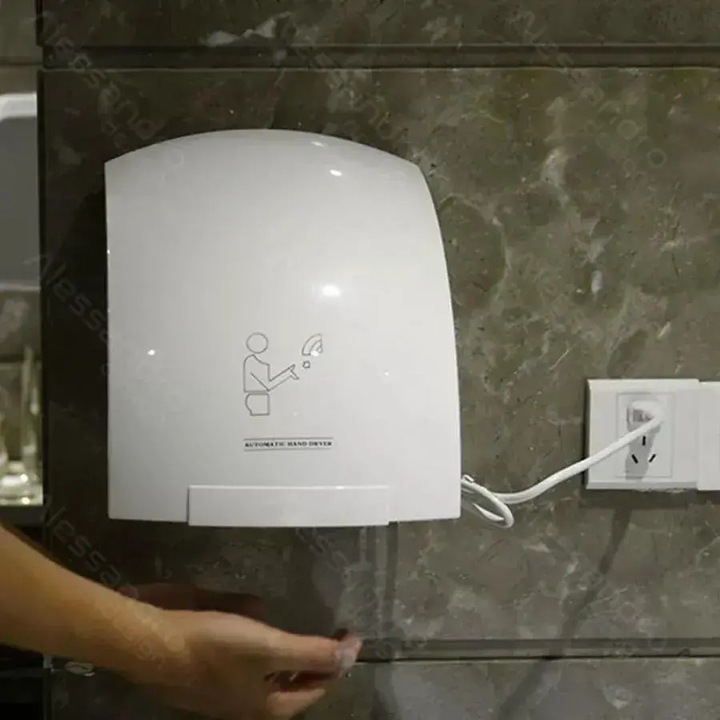 Uscator de Maini cu Senzor 1800 W, 24*23*24, Alb