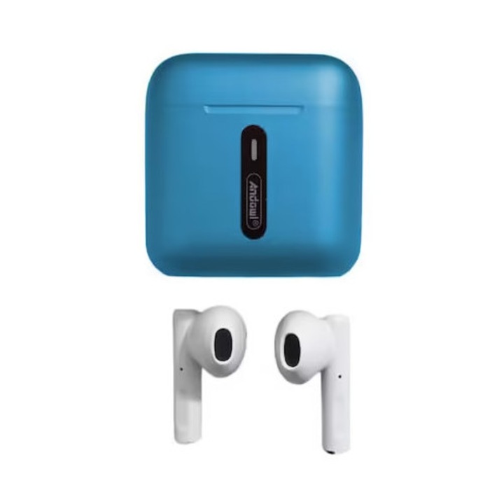 BQS8 Vezeték nélküli fülhallgató – True Wireless, Hi-Fi Sztereó, kék színű