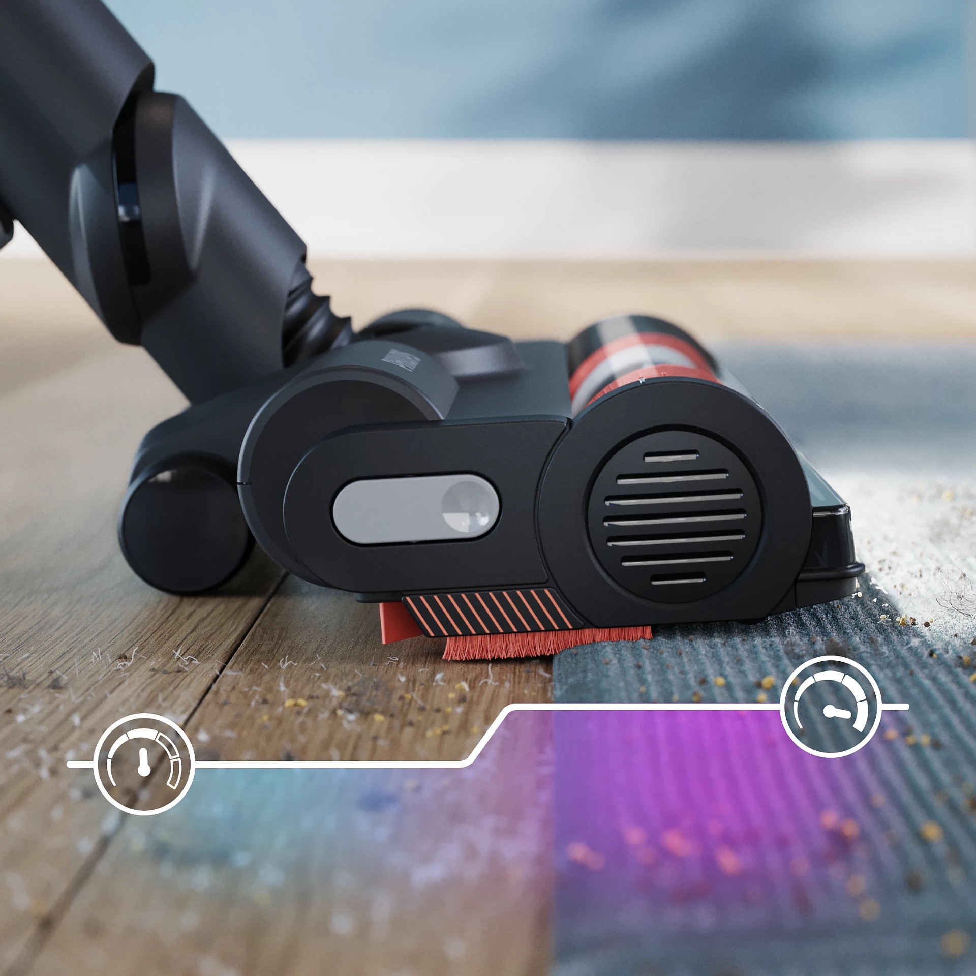 Aspirator fără fir Philips seria 7000 Aqua XC7163/01, aspirator de mână și mop