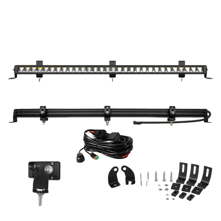 Bara luminoasa LED, iluminare de inalta performanta, design robust, 1x33 inch 90W cablu n