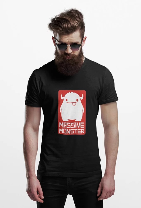 D&B 150 Monster Unisex Polo 150EB00024, Fekete