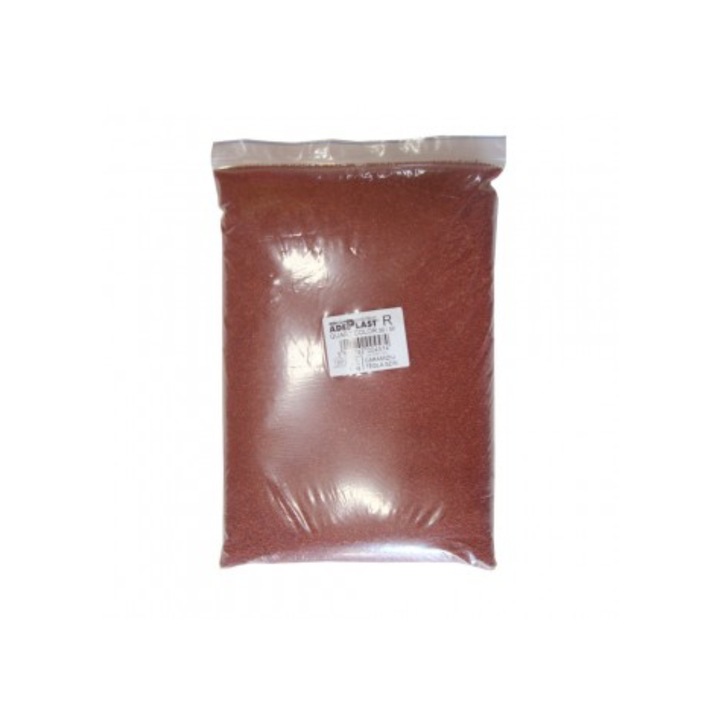 Adeplast Quartz R-Brick Red dekoratív vakolat, 4.3 kg, háztartási/ipari felhasználásra, színes kvarc szemcsék