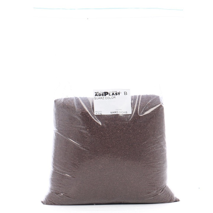 Adeplast Quartz dekoratív vakolat, sötétbarna, 4.3kg, otthoni/ipari felhasználásra