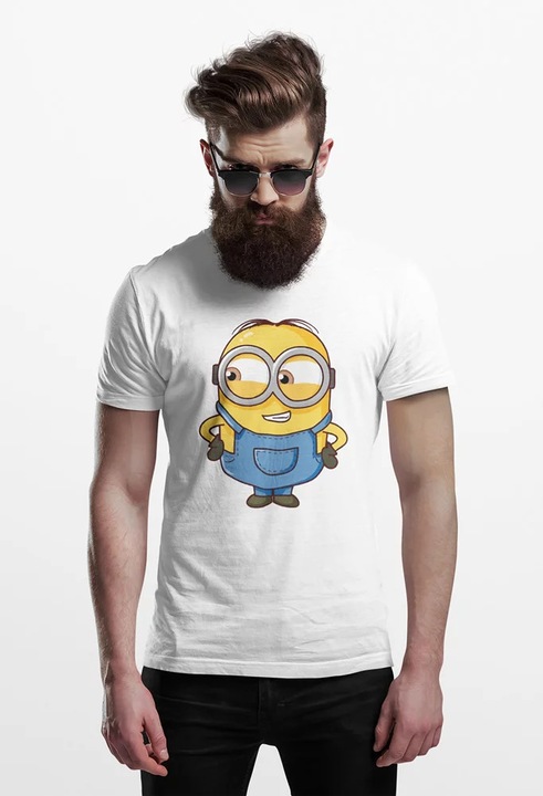 D&B 150 Unisex Polo 150EB00012 Minionok, Fehér