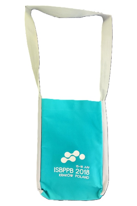 Női táska, Krakow modell, 40 x 27 cm, türkiz színű