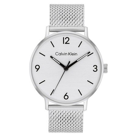 Ceas barbatesc Calvin Klein 25200433, argintiu, mecanism quartz ...